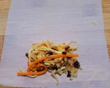 A picture of step 3 of Vegetarian Spring Rolls.