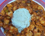 Foto del paso 4 de la receta Arroz tika-masala con gambón y ajetes