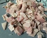 Une image de l'étape 8 de Sauce fromagère au jambon, champignons, câpres et deux fromages (pour pâtes).