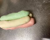 A picture of step 2 of Kawaii Colorful Gyoza Dumplings.