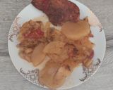 2005. Egyszerű tepsis hús és köret 😋 recept fázis 4 fotója