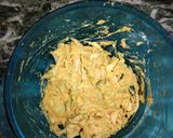 A picture of step 4 of Cabbage bhajiya or pakoda.