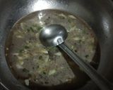 A picture of step 4 of Veg manchurian and fried rice.
