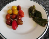 Foto del paso 6 de la receta: Bocadillo de olivada, pimientos fritos y cherrys caramelizados
