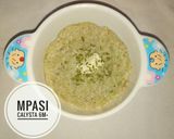 Foto langkah ke 6 dari resep Bubur Mix Salmon Brokoli - MPASI 6M+ 4 Bintang.