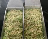 Foto langkah ke 5 dari resep Roti Sobek Pandan Isi Keju.