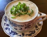 A picture of step 3 of California Farm Cold Lemon Cucumber Soup.