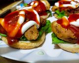 A picture of step 2 of Western Barbeque Burger.
