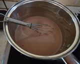Rakott pudingos - kekszes desszert recept fázis 4 fotója