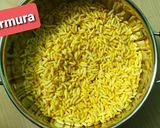 A picture of step 1 of Bhel puri.