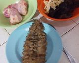 Foto langkah ke 1 dari resep Sea cucumber and chicken with oesyter sauce.