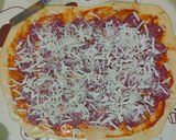 Foto langkah ke 3 dari resep 634. Pepperoni Cheese Pizza Roll.