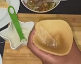 A picture of step 12 of Punjabi samosa | #weekbrown #rainbowchallange.