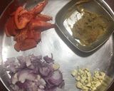 A picture of step 2 of Green Peas Ghugni with Paratha.
