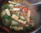 Foto del paso 2 de la receta: Sopa de carne Rosa 🌹 🍵