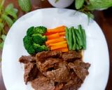Foto langkah ke 6 dari resep Bistik Daging Sapi.