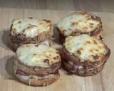 A picture of step 3 of Croque Madame and Monsieur.