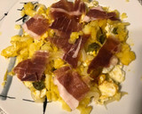 Foto del paso 1 de la receta: Patatas con huevos rotos en el microondas