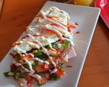 Foto del paso 2 de la receta: Sándwich mixto con topping de aguacate y pico de gallo