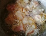 A picture of step 2 of Mango chicken.