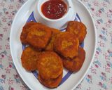 A picture of step 4 of Oats Potato Tikki.