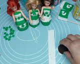 A picture of step 2 of Mini Readymade cupcakes fondant dolls 🇵🇰.