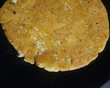 A picture of step 8 of Leftover dal makai roti.