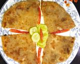 A picture of step 8 of Karachi Cheesy Masala Paratha 😋.