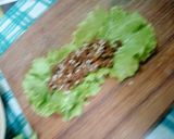 A picture of step 3 of Beef latus wrap.