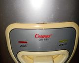 Foto langkah ke 3 dari resep Ketan Susu Keju (Rice Cooker).