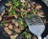 A picture of step 2 of Shiitake Mushroom Stir Fry.