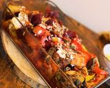Céklás Zelleres MelengetőTepsisCucc recept fázis 2 fotója