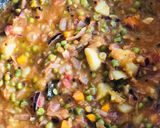 A picture of step 7 of Veg sabzi.