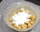 A picture of step 3 of Crispy Soyabean fry.