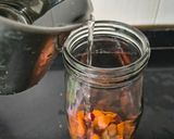 A picture of step 3 of Beetroot Carrot Kasundi Flavor Kanji - Tangy Probiotic Gut Health Fermented Drink.