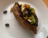 A picture of step 8 of Black bean, avocado and feta stuffed sweet potatoes (vegetarian).
