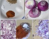A picture of step 2 of Dahi Phulkiyan / Simple Phulkiyan.