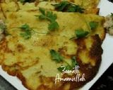 A picture of step 4 of Moong Daal Dosas or Yellow Lentil Dosas.
