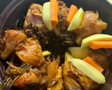 A picture of step 7 of Chicken Or lamb tagine with lemon.