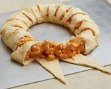 A picture of step 3 of Quick 'n Easy Buffalo Ranch Chicken Crescent Ring.