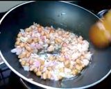 A picture of step 1 of Aloo Chop.