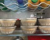 A picture of step 7 of Mini Coffee Vanilla Flans.