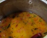 A picture of step 2 of Maharashtrian Fodniche Varan.