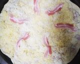 Carbonara pizza recept fázis 3 fotója