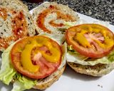 Foto del paso 2 de la receta: Montaditos de jamón🥩 dulce y huevo🥚...!