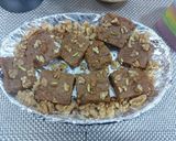 A picture of step 4 of Walnuts coconut burfi.