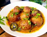 A picture of step 5 of Soft Juicy Spicy Lucknowi Shahi Mutton Kofta Meatballs.