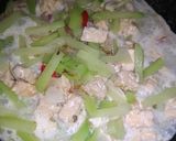 Foto langkah ke 3 dari resep Tumis Santan Tempe Labu Siam.