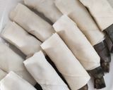Gambar langkah 7 resipi Udang Bungkus Thai.