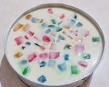 Foto langkah ke 5 dari resep Puding Mozaik Rainbow.